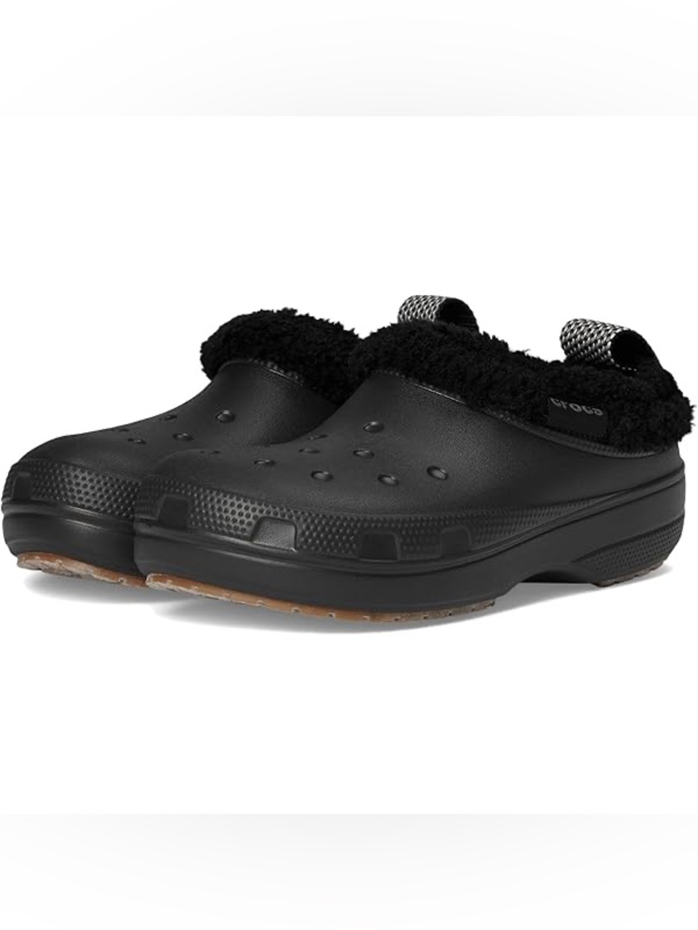 Crocs Classic Lined Shorty Black Womens Size 8